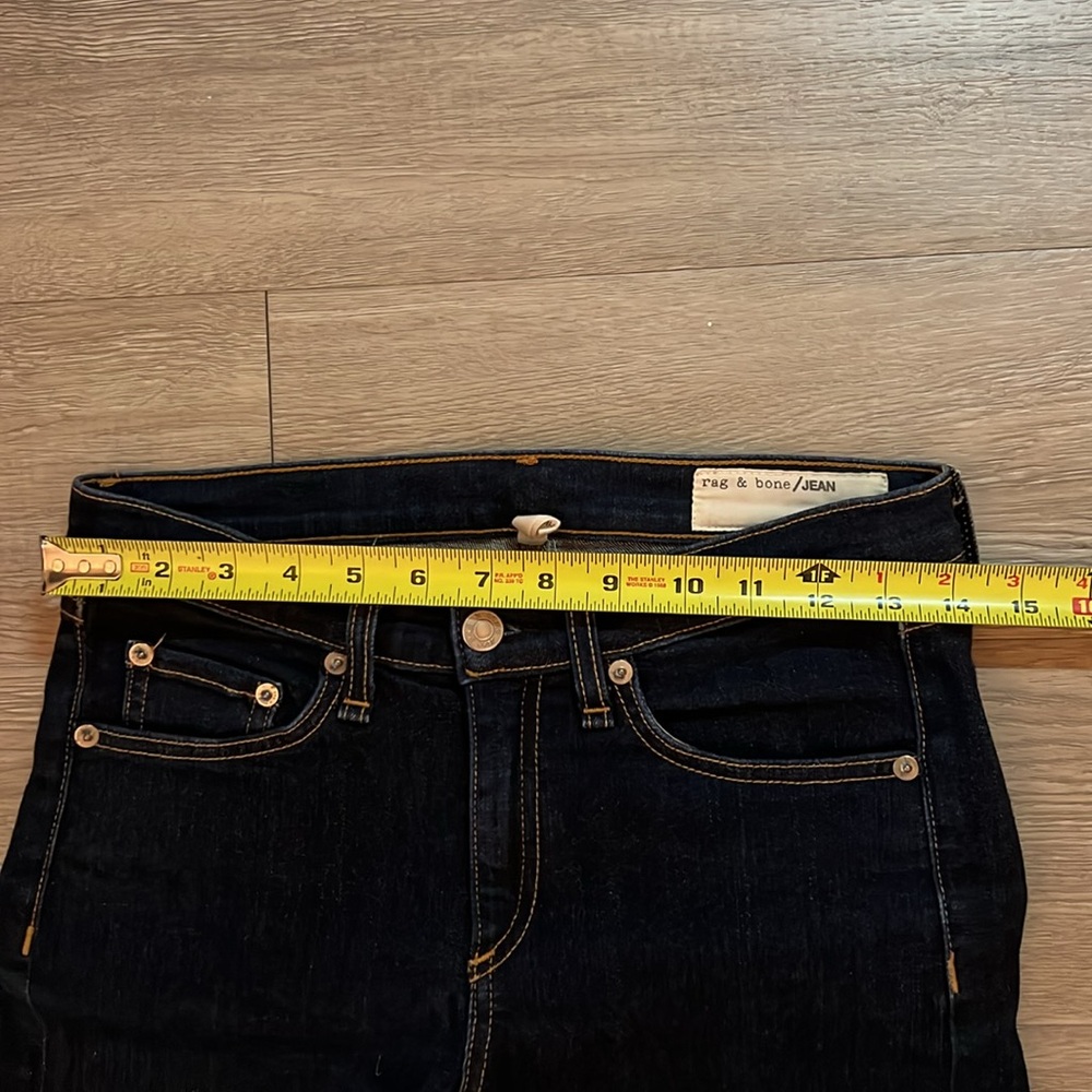 RAG&BONE Slim Jeans 27 Blue High Rise Skinny Jeans Heritage - Picture 13 of 13